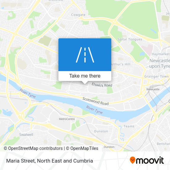 Maria Street map