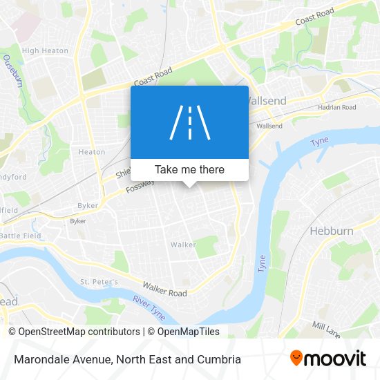 Marondale Avenue map
