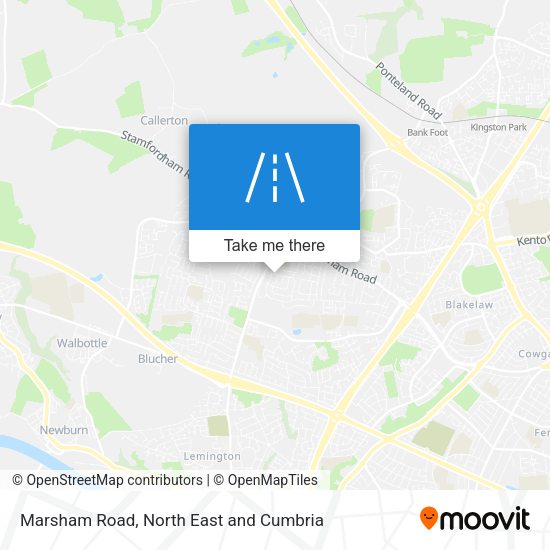 Marsham Road map