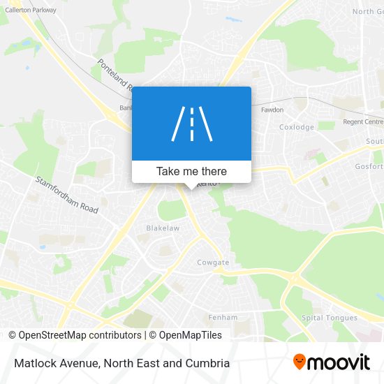 Matlock Avenue map