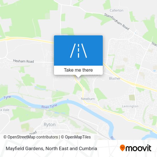 Mayfield Gardens map