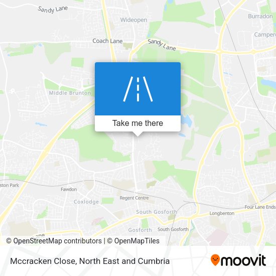 Mccracken Close map