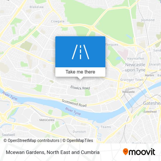Mcewan Gardens map