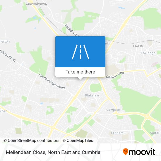Mellendean Close map