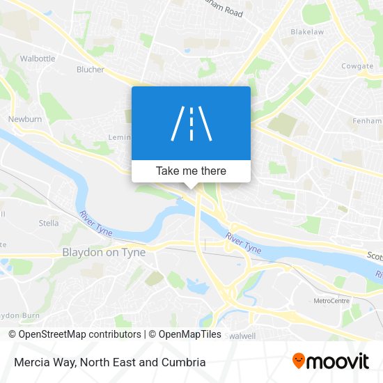 Mercia Way map