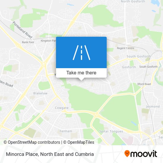 Minorca Place map