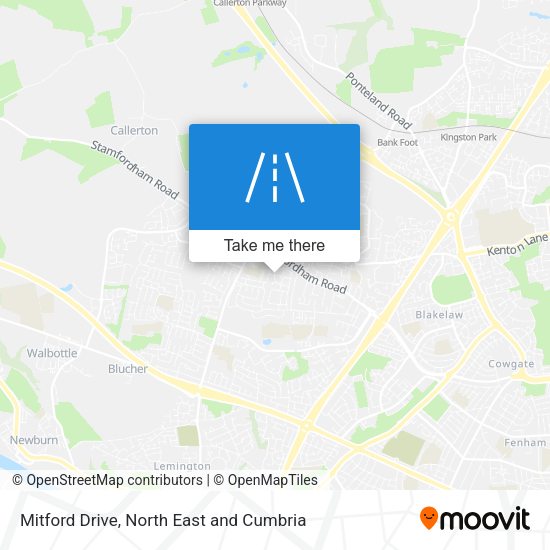 Mitford Drive map