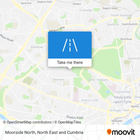 Moorside North map