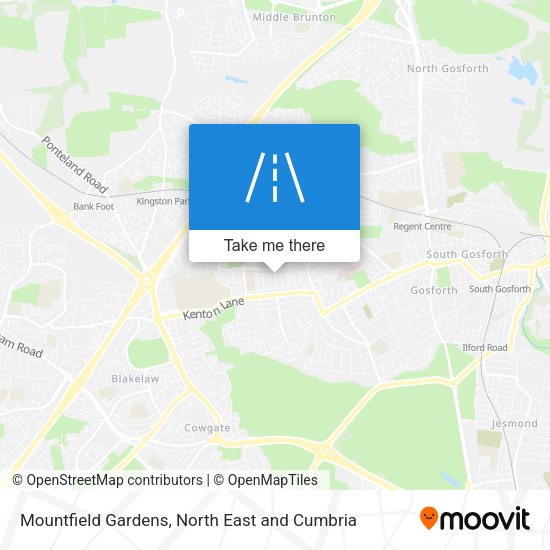 Mountfield Gardens map
