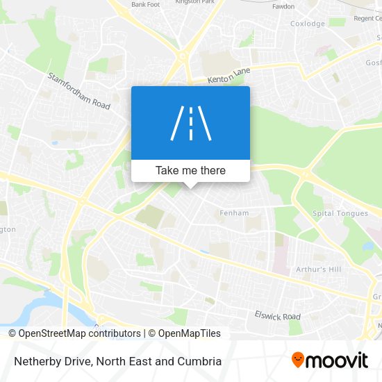 Netherby Drive map