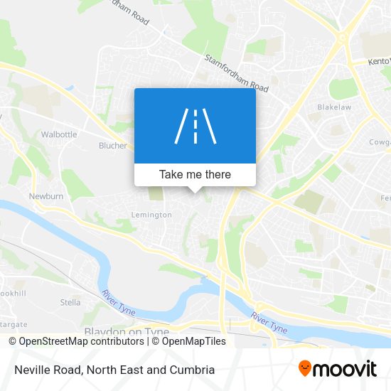 Neville Road map