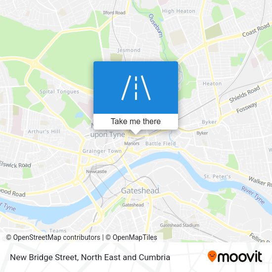 New Bridge Street map