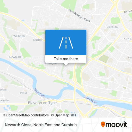 Newarth Close map