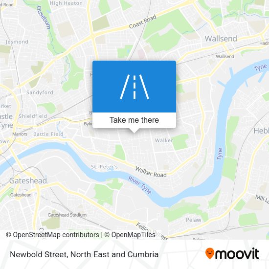 Newbold Street map