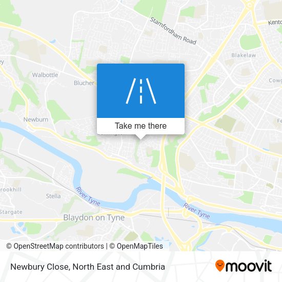 Newbury Close map