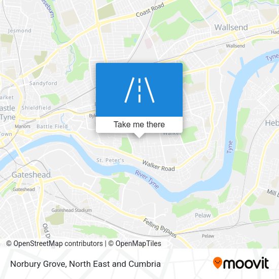Norbury Grove map