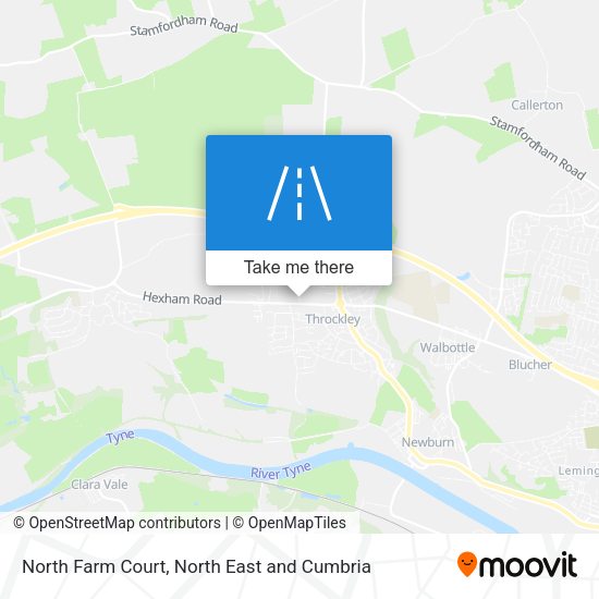 North Farm Court map