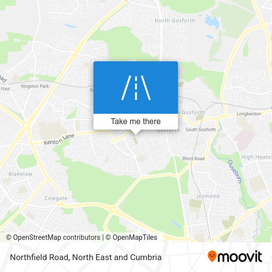 Northfield Road map