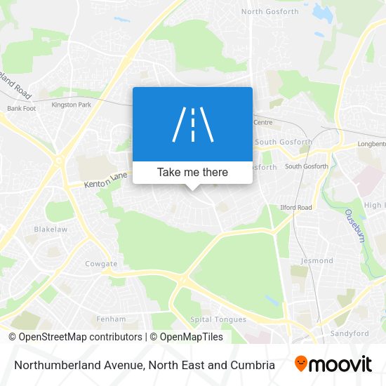 Northumberland Avenue map