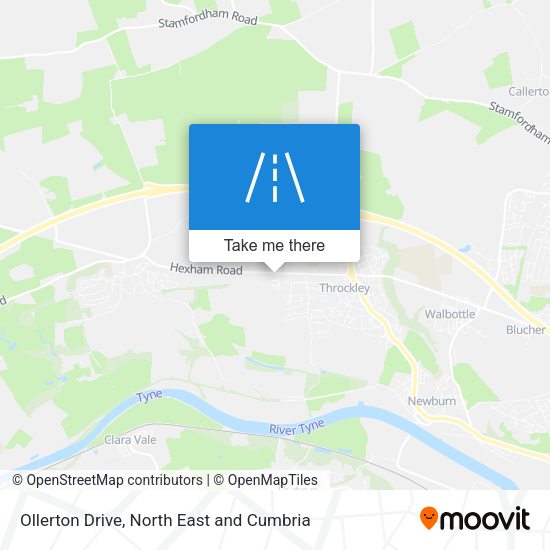Ollerton Drive map
