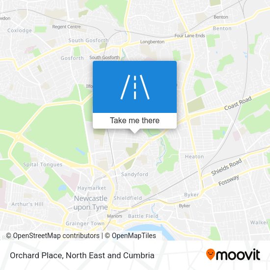 Orchard Place map