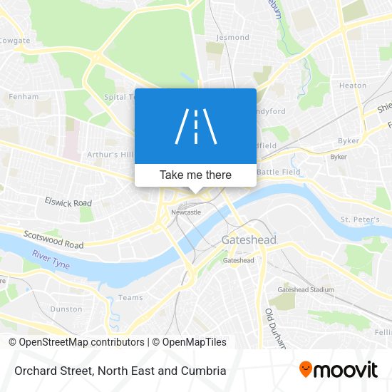 Orchard Street map