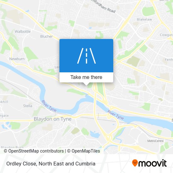 Ordley Close map
