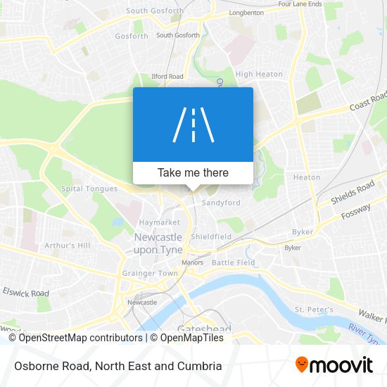 Osborne Road map