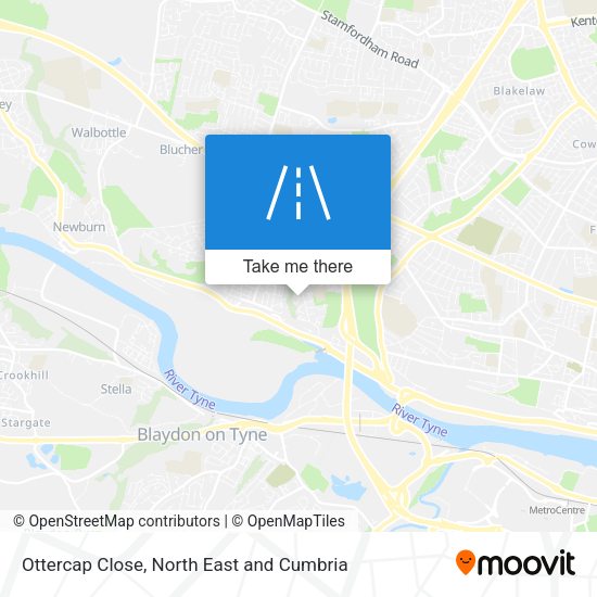 Ottercap Close map