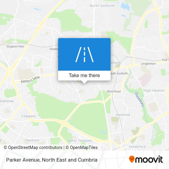Parker Avenue map