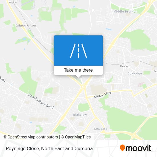 Poynings Close map