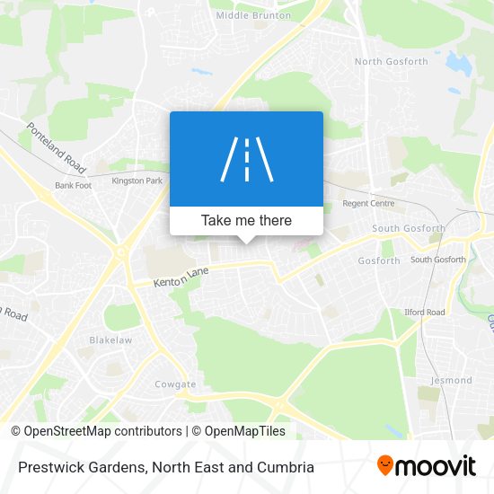 Prestwick Gardens map