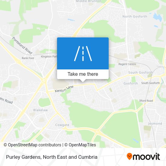 Purley Gardens map