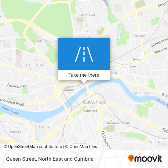 Queen Street map