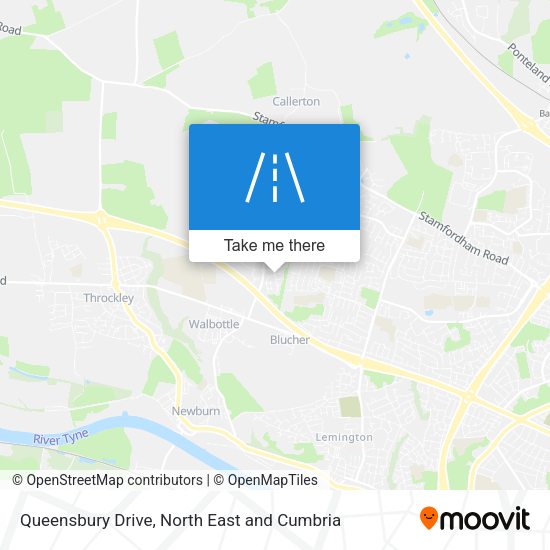 Queensbury Drive map