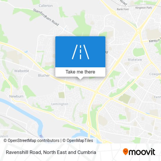 Ravenshill Road map