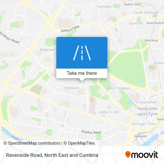 Ravenside Road map