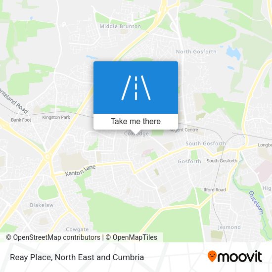 Reay Place map