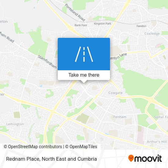 Rednam Place map