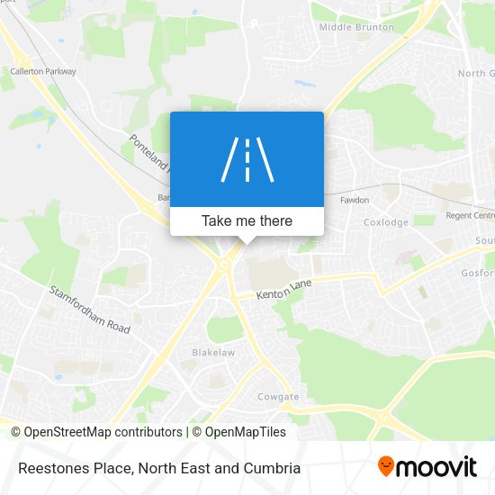 Reestones Place map