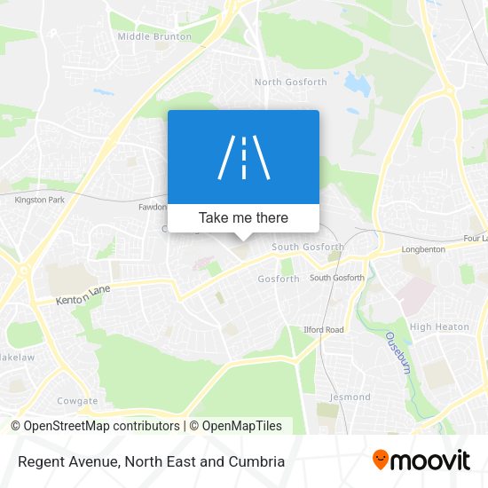 Regent Avenue map
