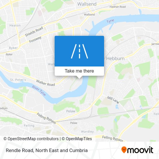 Rendle Road map