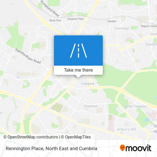 Rennington Place map