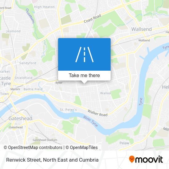 Renwick Street map