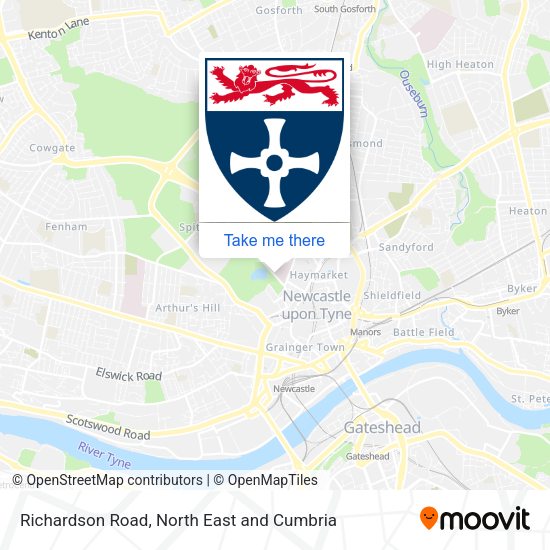 Richardson Road map