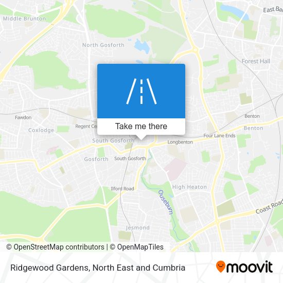 Ridgewood Gardens map