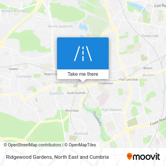 Ridgewood Gardens map