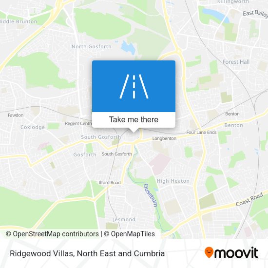 Ridgewood Villas map