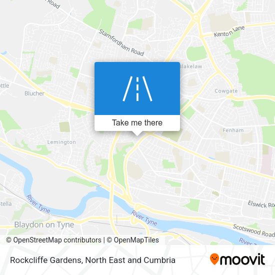 Rockcliffe Gardens map