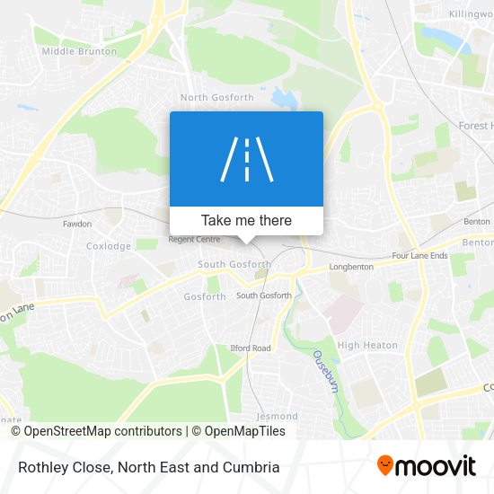 Rothley Close map